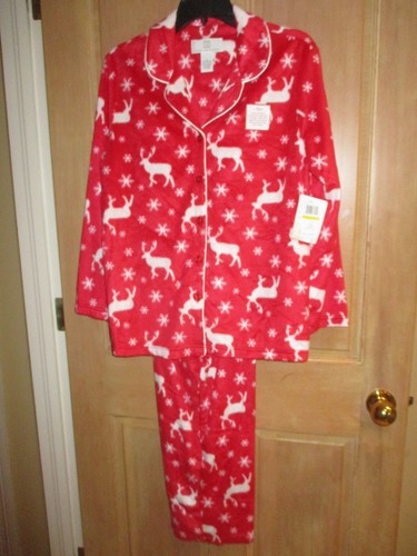 NEW KAREN NEUBURGER L FLEECE Pajamas L 