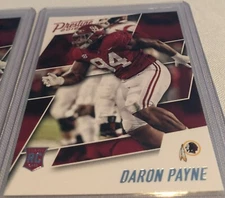2018 Panini Prestige Football Daron Payne Washington Redskins rookie #264