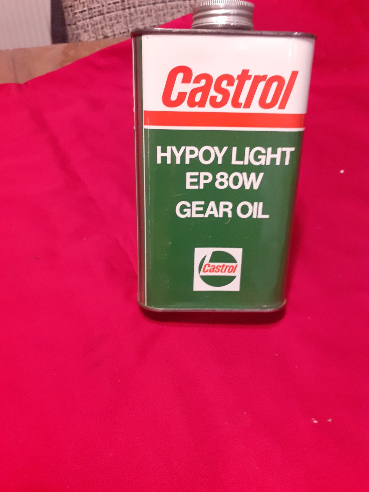 Man Cave Castrol Vintage Castrol Hypoy Ep 80 GEAR Oil Can SEALED FULL