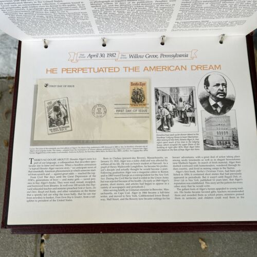 First Day Cover Collection Stamps Pages with Binder Vol. 1 & 2 75 Stamp - Picture 11 of 12