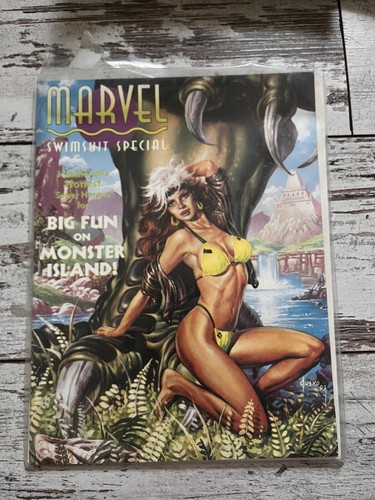 #1 Marvel Swimsuit Special Issue Comic Vol. 1 #2. Jusko Cover Art.