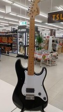 Squier Hello Kitty Stratocaster Electric Guitar Black Used Shipping From Japan