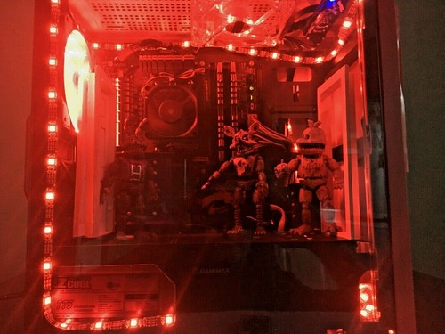 Five Nights at Freddy's FNAF Themed Gaming PC MSI Custom Build + Figures - Picture 7 of 12