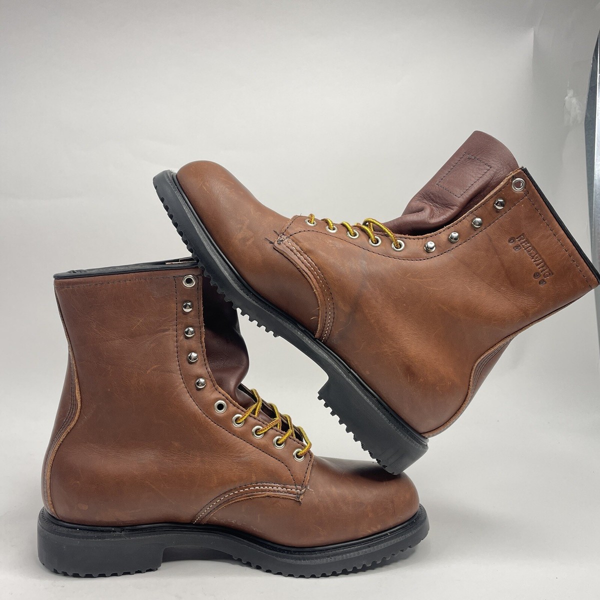 Vintage Red Wing 4412 Insulated Leather Steel Toe Work Boots