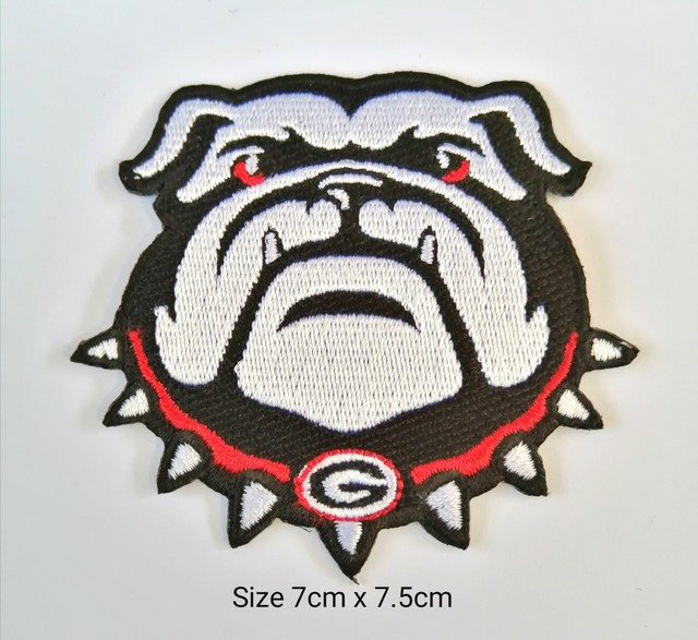 NCAA Georgia Bulldog Logo Sport Embroidery Patch, Iron, Sewing on ...