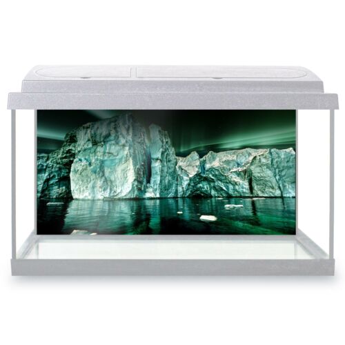 Fish Tank Background 90x45cm - Iceland Greenland Fjord Aurora Borealis  #45385 - Picture 1 of 8