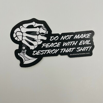  DoubleStar Blades Sticker Decal NEW OEM Shot Show 2022