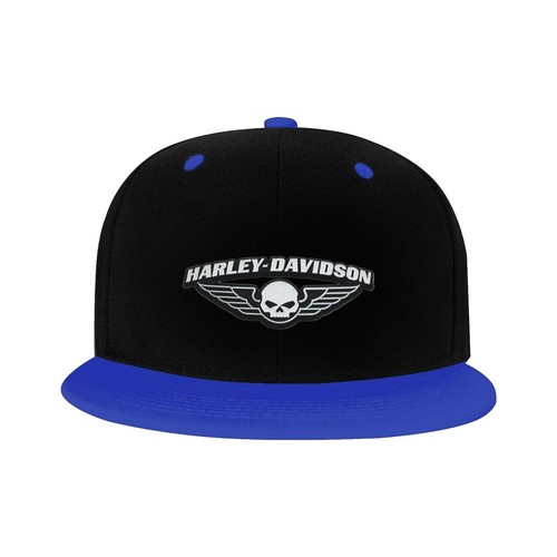 Harley-Davidson Mens Ride Free B&S Black Cotton Baseball Cap 99402