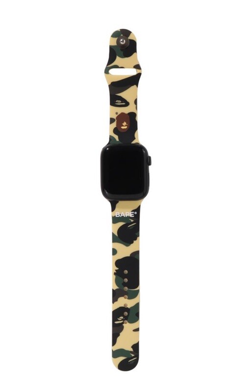 A BATHING APE® Apple Watch band【Ｌ】 Authentic a bathing ape bape 1st camo apple watch band L