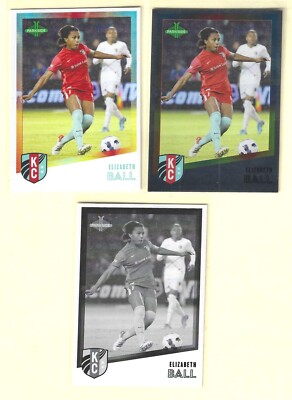 2023 PARKSIDE NWSL VOL 1 ELIZABETH BALL BASE FOIL B&W #135 KANSAS CITY CURRENT