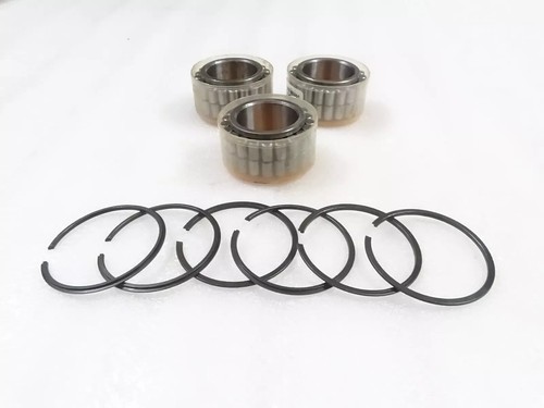 FOR JCB BACKHOE HUB ROLLER BEARING W CIRCLIPS 3 SET (907/50200 821/00209) #A177 - Picture 5 of 5