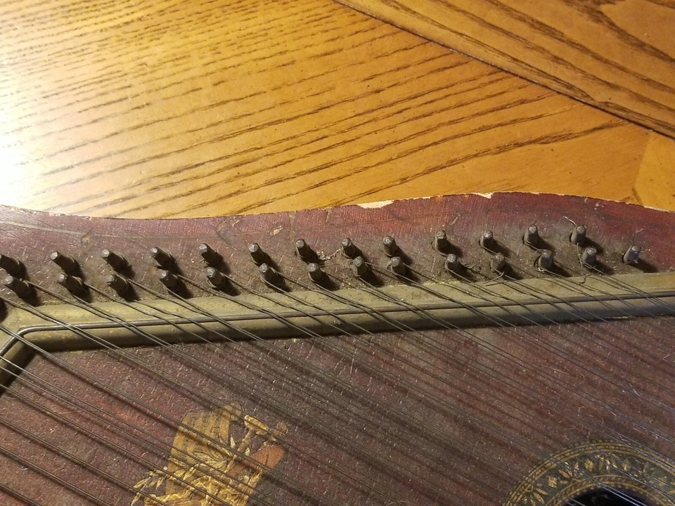 Antique H.C. MARX PIANOPHONE Piano Harp FRETLESS ZITHER ** PARTS ...