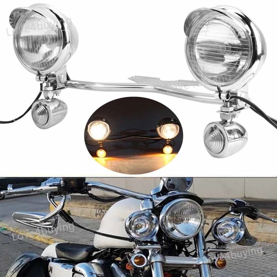 Kit de barra de luces de señalización de giro de paso para Yamaha Road Star XV 1600 1700 Silverado Foto 2 de 4