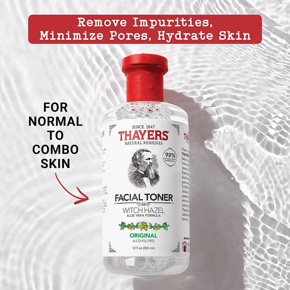 Thayers Bruja Hazel Aloe Vera Original 12 fl oz Foto 3 de 4