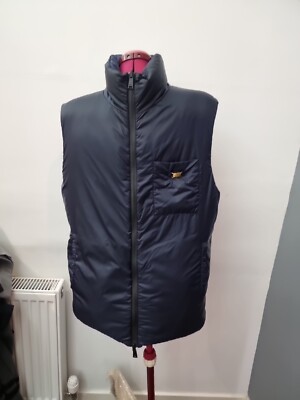 FENDI Down Plaque Gilet Reversible Body Warmer Ex Condition