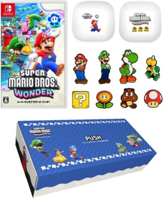 Nintendo Switch Super Mario Bros. Wonder Japan w/badge plate English option