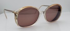 Vintage Logo Paris LP648 Translucent Oval Sunglasses France FRAMES ONLY