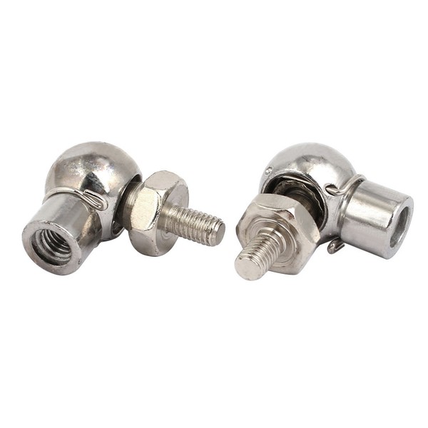 M5 Male to M6 Female Thread 45 Steel Gas Spring Ball Joint End Fitting