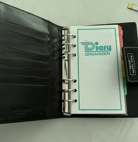 Kate Spade - Vintage Black Diary Organizer - Picture 5 of 12