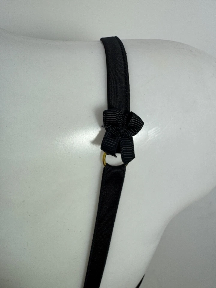 Sutiã Feminino Novo Ex M&S Boutique Preto Varanda Tamanhos 28A-42C - Imagem 4 de 4