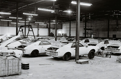1969 AMC AMX cars readied for conversion to SS 7 x 11 photograph