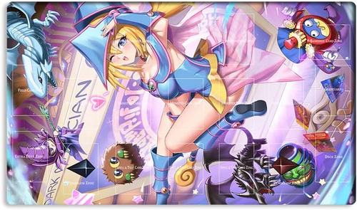 Dark Magician Girl Playmat for TCG/CCG + Free Carry Bag - Duel Monsters - Picture 10 of 11