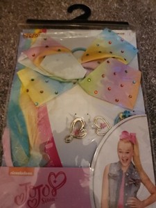Rubie's Jojo Siwa Musikvideo-Outfit Kostüm Für Mädchen – Gr. L (8–10 J.) – Mit Weste, Glitzerrock & Großer Haarschleife