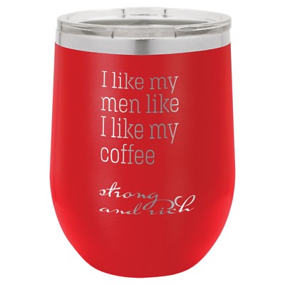 Rich Men 12 oz. Polar Camel Wine Tumbler