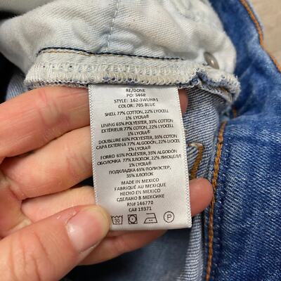 Re/Done 90s Ultra High Rise Skinny Jeans Women's 30x29 | eBay