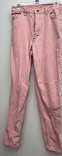 Vintage 80s/90s pink high waisted Wrangler Jeans Mom Straight Western 27 waist