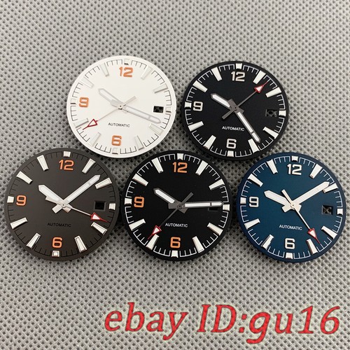 31mm Reloj Esfera Esfera Esfera Y Manos Ajuste NH35A ETA 2836/2824 Miyota 8215 821A 8205 - Imagen 2 de 26