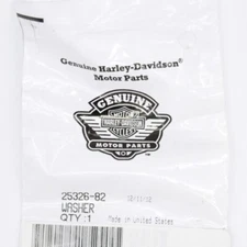 Harley-Davidson Washer (White) Part Number - 25326-82