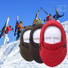 Mens Fleece Ski Bike Balaclava Warmer Full Face Mask Neck Winter Warm Sports Cap