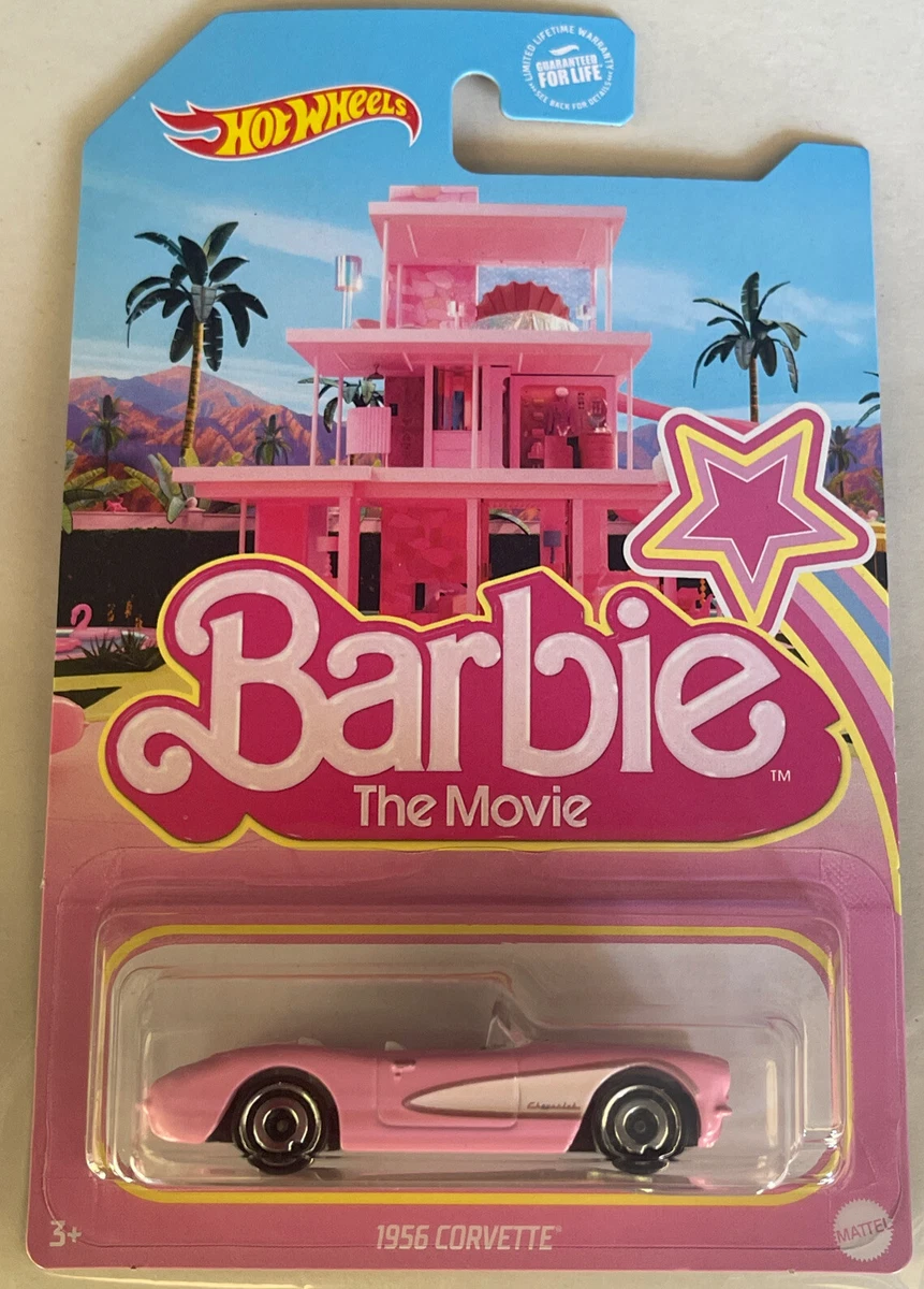 Hot Wheels 2023 Barbie 1956 Corvette Barbie The Movie Ready to Ship