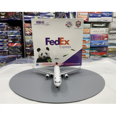 JC Wings 1:200 FedEx MD-11FedEx Panda N583FE Alloy Aircraft Model