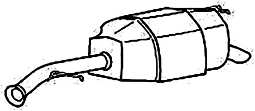 HYUNDAI i10 II (BA, IA) 1.0 2013-2016 Exhaust Rear Silencer