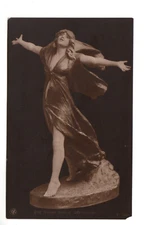 Postcard: Lebensfreude, Prof. Stephan Sinding - sculpture "Joy of Life"; 1918