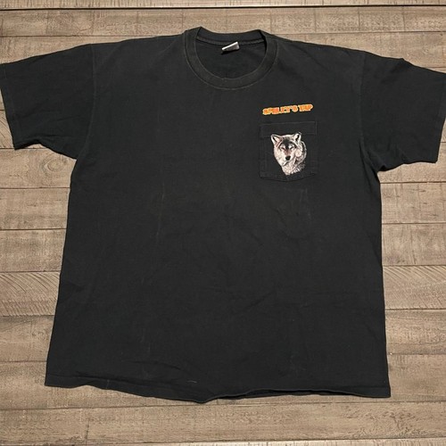 Vintage Single Stitch Daytona Bike Week Wolf Wildlife Motorrad Shirt Größe 2XL - Bild 3 von 6