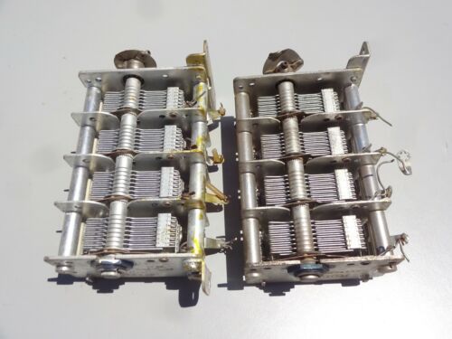 Vintage 4 Section Air Variable Capacitor (Lot of 2pcs) - Picture 2 of 12