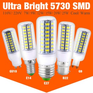 E27 7W AC 220V 5730 SMD ENERGIEEFFIZIENTE 24 LED LAMPE GLÜHBIRNE BIRNE WARMWEIß E27 7W AC 220V 5730 SMD ENERGIEEFFIZIENTE 24 LED LAMPE GLÜHBIRNE BIRNE WARMWEIß