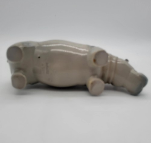Lladro Hippopotamus Hippo 10" Porcelain Figurine 1044 Early Mark 1969 - Picture 8 of 10