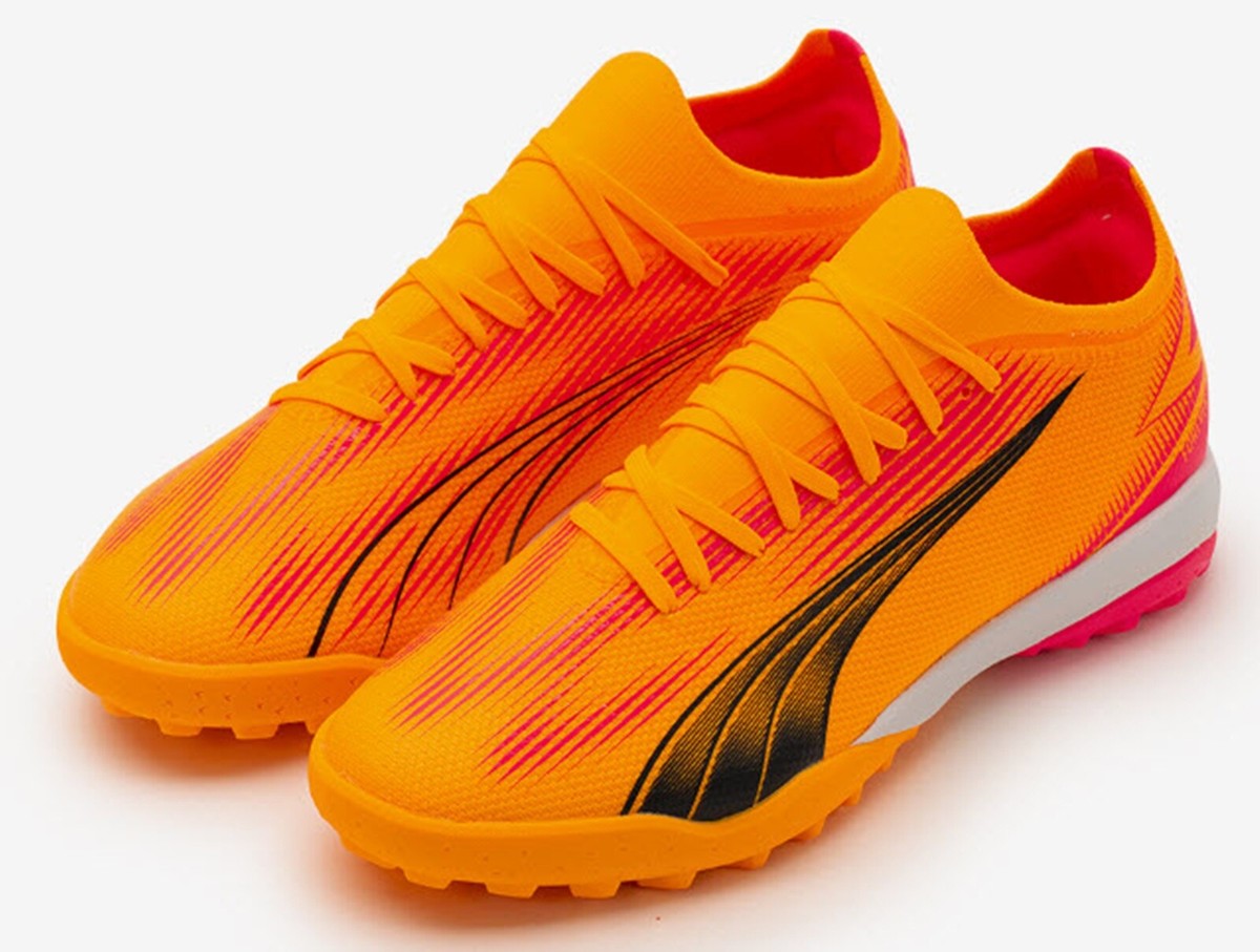 PUMA Men ULTRA Match TT Cleats Sun Stream Soccer Futsal Run Shoes