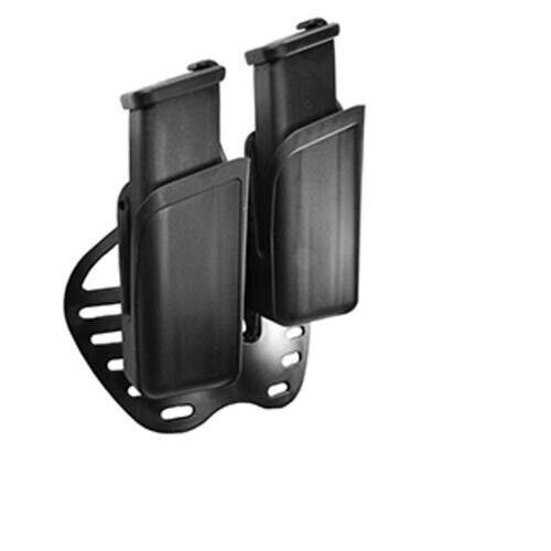 Gould & Goodrich Black Leather Double Magazine Carrier Case For Glock 19, 23, 32-image