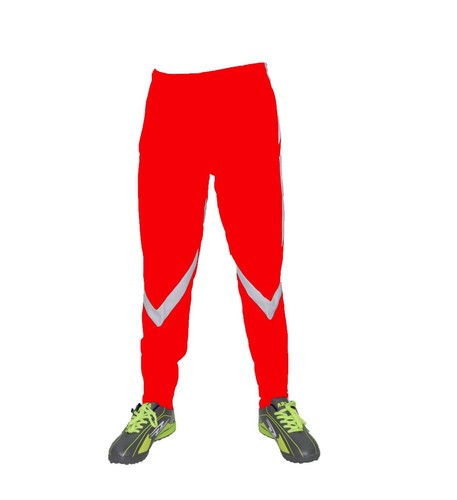 Kid's Panama Training Long Pants Arza Color Red with White Made in USA - Picture 2 of 4