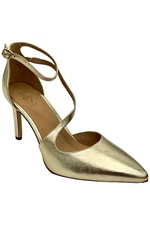 Naturalizer 27 Edit Abilyn Pump Gold Leather