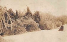 Johnsonville New York Winter Snow Scenic View Real Photo Antique Postcard J76337
