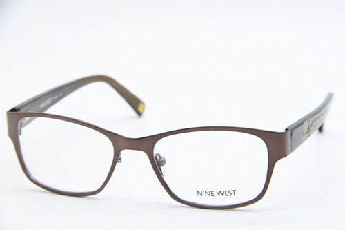 NINE WEST NW 1050 210 GUNMETAL BRONZE AUTHENTIC EYEGLASSES 50-17