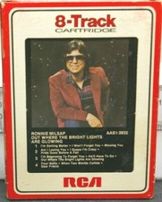 Ronnie Milsap " Out Where the Bright Lights are Shining" 8 Track
