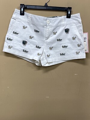 USF Florida Bulls Shorts Embroidered E5 College Classics Womens Sz 9 NWT
