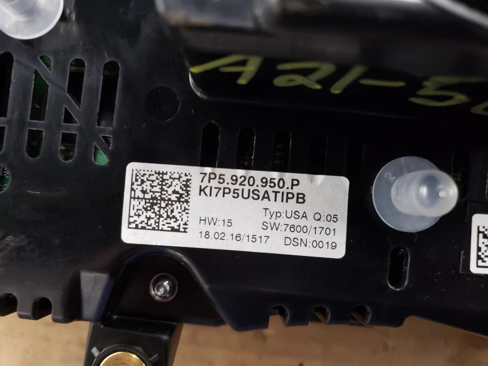 15 16 CAYENNE Speedometer (cluster), w/o compass; Base, gasoline, MPH - Изображение 4 из 4